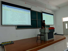 陈教员认实向大师了晨午检、验收货色、索票索